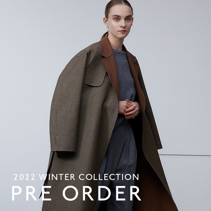 【2022 WINTER COLLECTION】リバーシブル仕立てのダブルフェイスコートが登場！