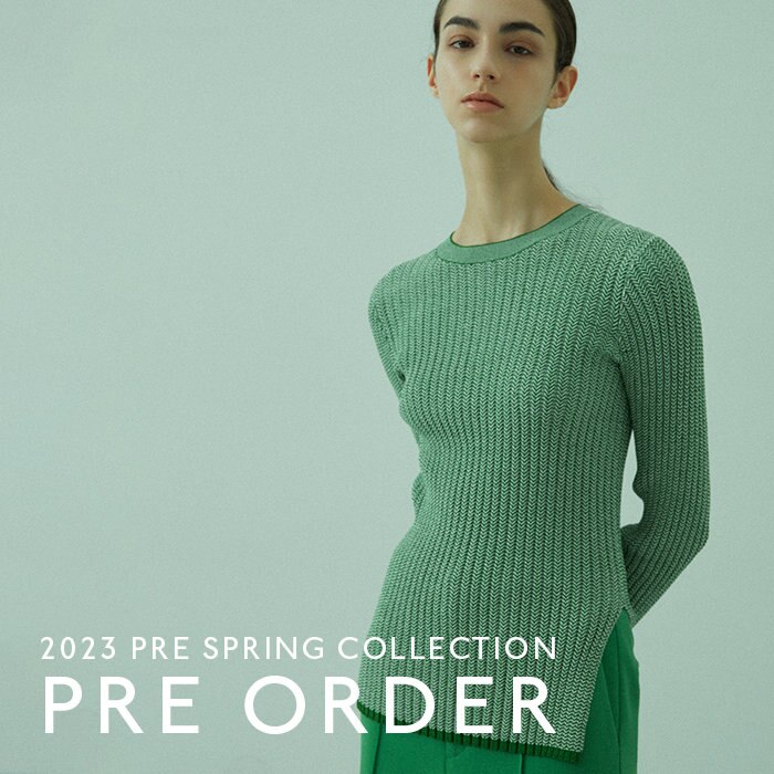 【2023  PRE SPRING COLLECTION】コーデの主役になるカラーMIXのニットが登場