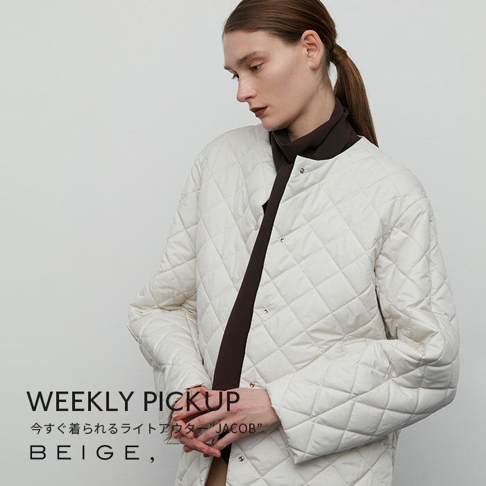 【PICKUP】今すぐ着られるライトアウター”JACOB”