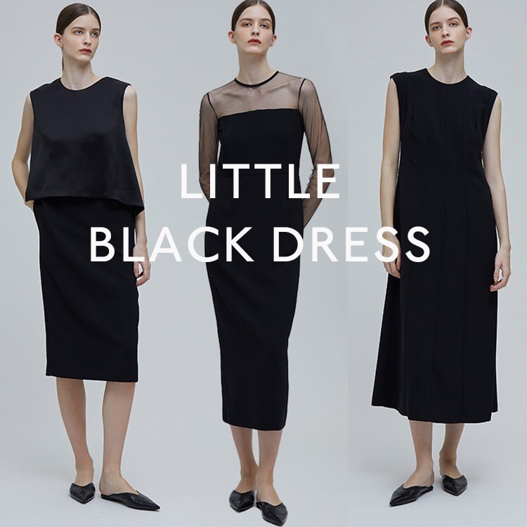 華やぐシーズンにBEIGE,の『LITTLE BLACK DRESS』