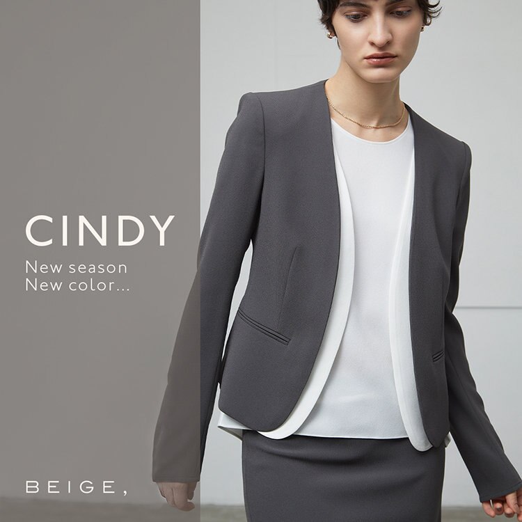 CINDY - 夏のエフォートレススーツをご紹介