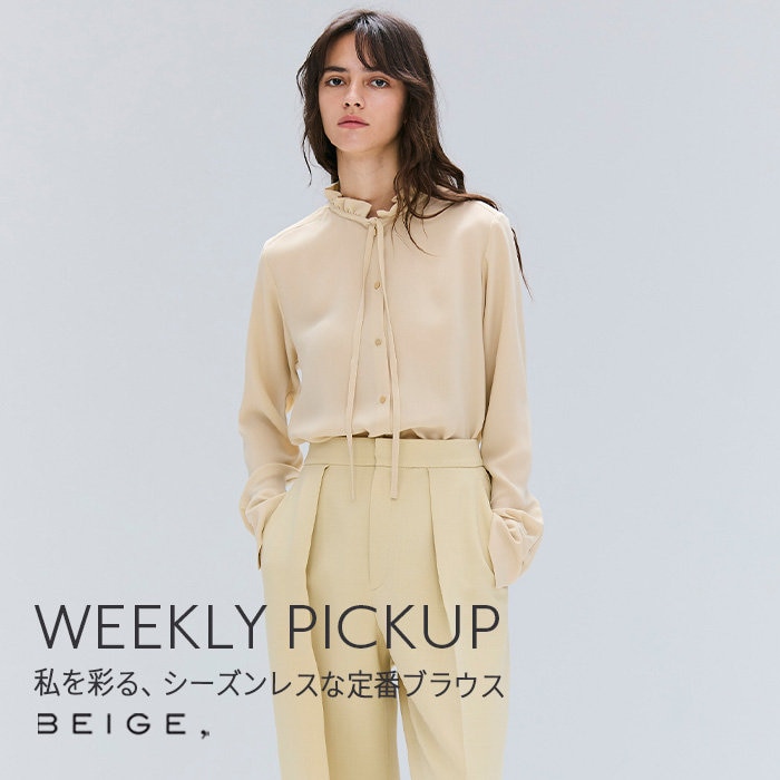 【PICKUP】華やぎ定番ブラウス''STOW''