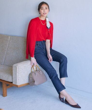 23区 23区DENIM ボーイフィット パンツ