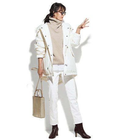 23区 【大好評素材/洗える】コットンベアジャージー ロング Tシャツ