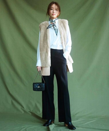 23区 ECOPEL エコファー コンビ ジレ