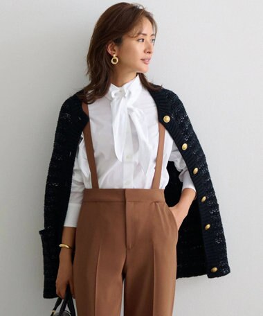 23区 ツイードニット ジャケット