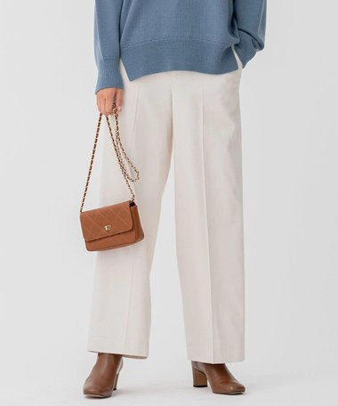 23区 【CLASSY.1月号掲載】ウールミルドストレッチ ワイドパンツ