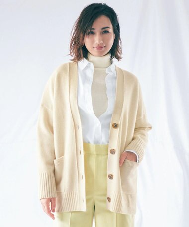 23区 【CLASSY.1月号掲載】ウールカシミヤブレンド カーディガン
