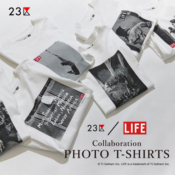 雑誌「LIFE」とのコラボ PHOTO Tシャツが登場 | ONWARD CROSSET ...