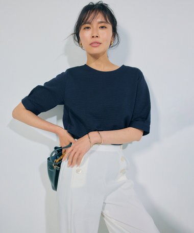 23区 【洗える】サッカーストライプ カットソー