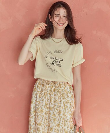 23区 【SLOW/一部店舗限定】エフォートレス プリントTシャツ