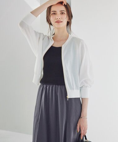 23区 【SLOW/一部店舗限定】シアー ブルゾン