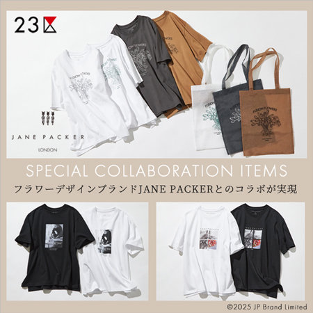 フラワーデザインブランド"JANE PACKER"とのコラボが実現