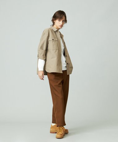 J.PRESS YORK STREET 【WOMEN】ミリタリーシャツジャケット