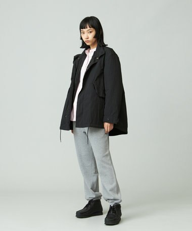 J.PRESS YORK STREET 【UNISEX】ナイロンワッシャーショートモッズコート