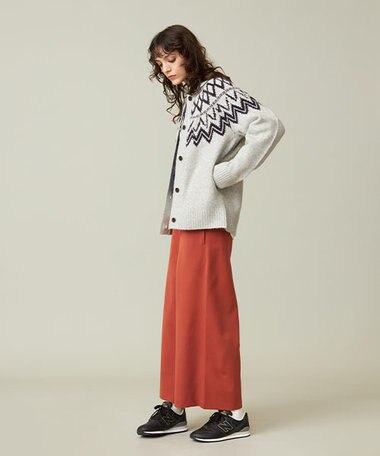 J.PRESS YORK STREET 【UNISEX】FOXMIX ノルディックカウチン ニットカーディガン