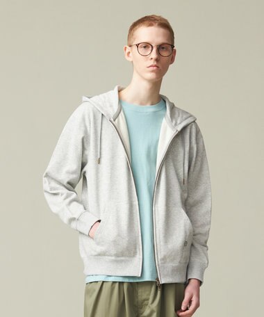 J.PRESS YORK STREET 【UNISEX】裏毛フルジップパーカー