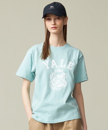 J.PRESS YORK STREET 【UNISEX】YALE ブルフェイス Tシャツ