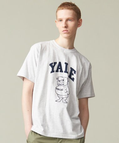 J.PRESS YORK STREET 【UNISEX】YALEアーチロゴTシャツ