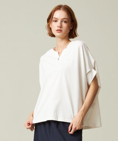 J.PRESS YORK STREET 【WOMEN】【SMOOTH JERSEY】バンザイスリーブ プルオーバー