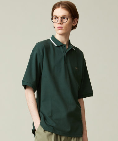 J.PRESS YORK STREET 【UNISEX】ブルドック ワンポイント ポロシャツ