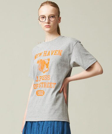 J.PRESS YORK STREET 【UNISEX】カレッジロゴTシャツ