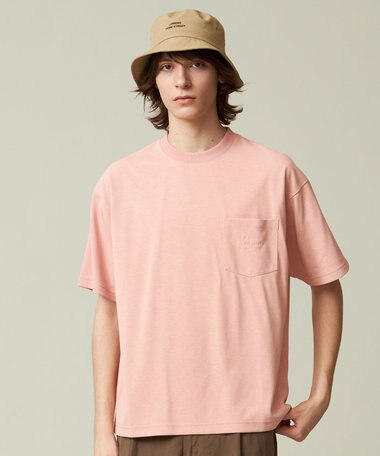 J.PRESS YORK STREET 【UNISEX】ワンポイント刺繍ポケット Tシャツ