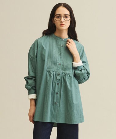 J.PRESS YORK STREET 【WOMEN】ワンウォッシュタイプライターブラウス