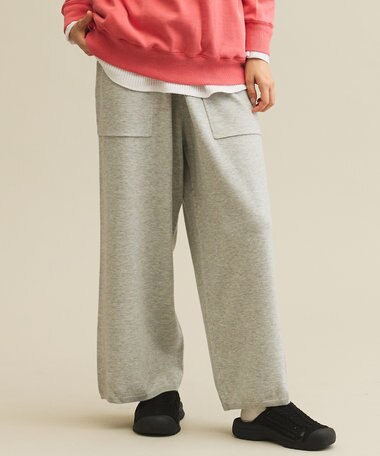 J.PRESS YORK STREET 【WOMEN】ANTI PILLING WOOL ニットワイドパンツ