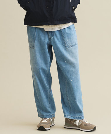 J.PRESS YORK STREET 【UNISEX】ワイド デニムパンツ