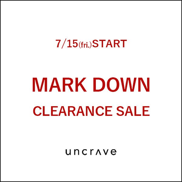 MARK DOWN SALE