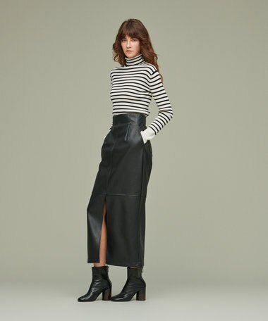  エコレザースカート