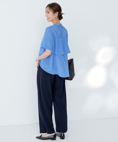 uncrave クールタッチツイル ストレートパンツ