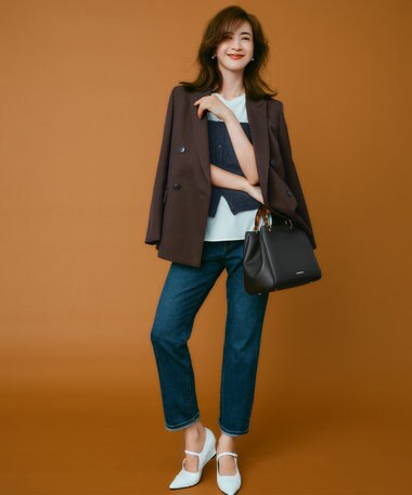 uncrave ウォッシャブルウールライクツイル ジャケット