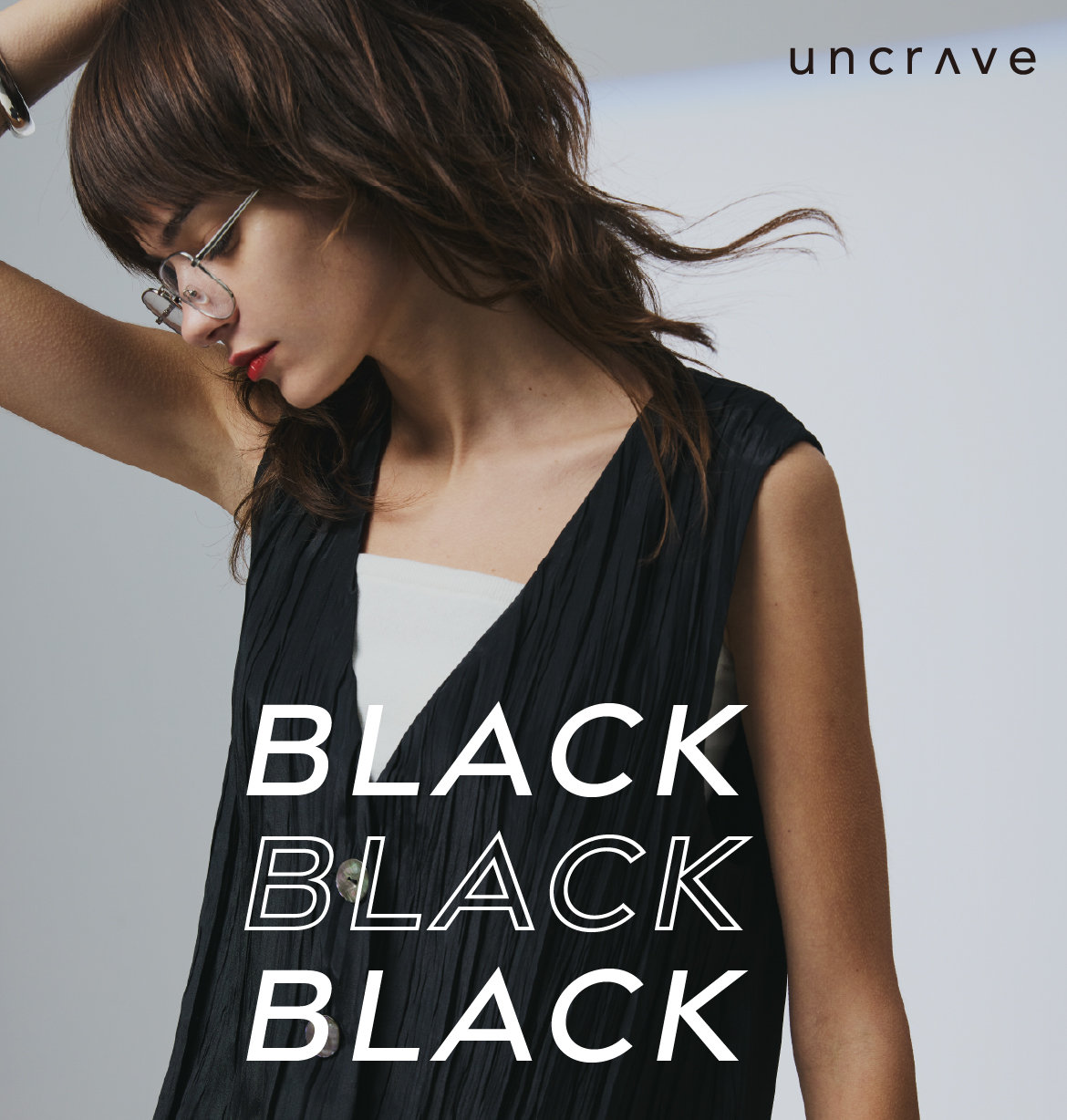 【uncrave】Summer Black -夏でも着たい夏こそ着たい サマーブラック-