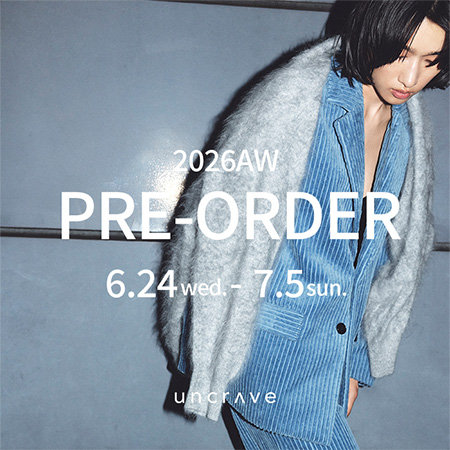 【予告】2026AW PRE-ORDER 10%OFFキャンペーン