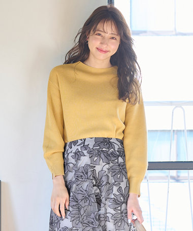 ANY SIS 【洗える】彩色兼美 ニット