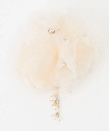 ANY SIS 【チャーム付き】レースミックス コサージュ