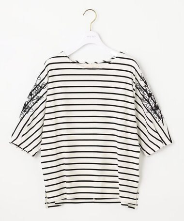 ANY SIS エンブロイダリードルマン カットソー