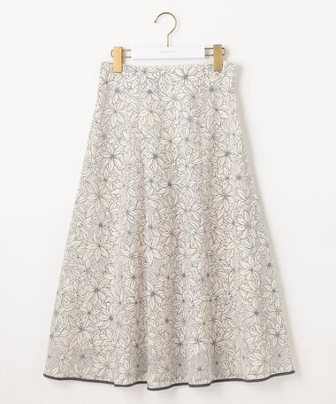 ANY SIS 【洗える】フラワーレーシーオパール スカート