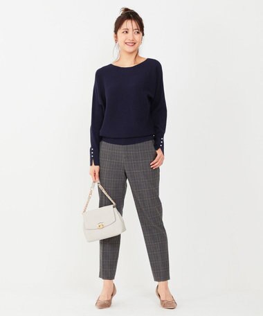 ANY SIS 【大人百花掲載 ヨンアさん着用】シリーズ累計7万本突破！サーモ2WAYストレッチ テーパードパンツ