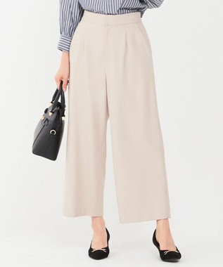 ANY SIS 【シリーズ累計7万本突破！】サーモ2WAYストレッチ ワンタック ワイドパンツ