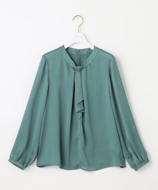 ANY SIS 【洗える】メタルパーツボウタイ ブラウス 長袖