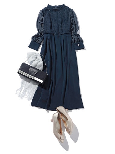 ANY SIS 【洗える】Nobleコンビ ドレス