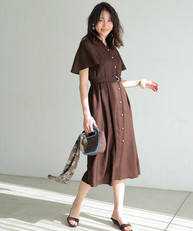 ANY SIS スムージーポリエステル ワンピース