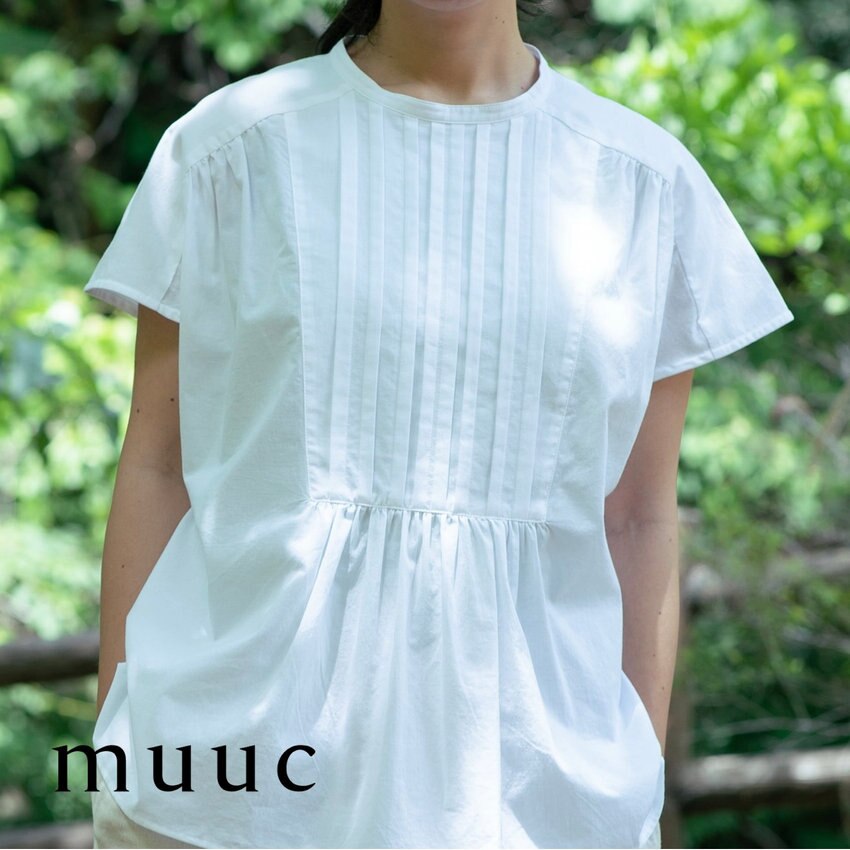 【やわらかく風の通りもよい生地を使用】夏コレクションの新商品「コットン100%のブラウス」