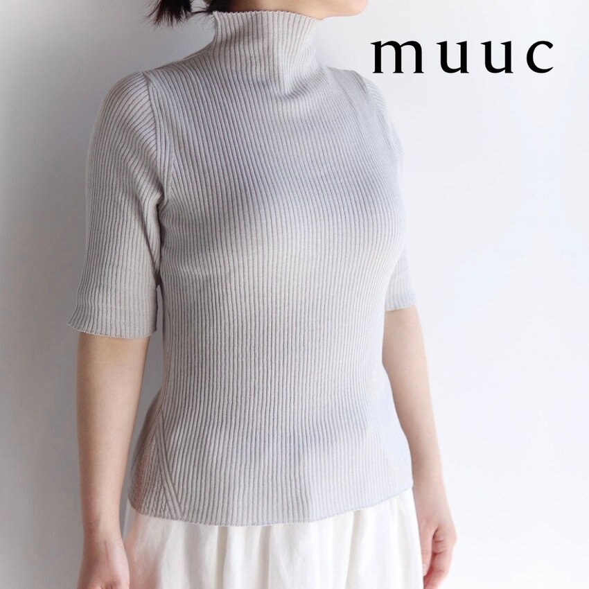 Tシャツ感覚でサラッと着られる【天然素材の肌にやさしい半袖ニット】カジュアル過ぎず上品な装いに