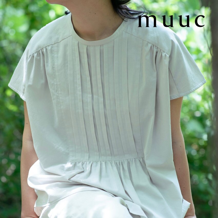 【夏コレクションの新商品】やわらかく風の通りもよい生地を使用「コットン100%のブラウス」