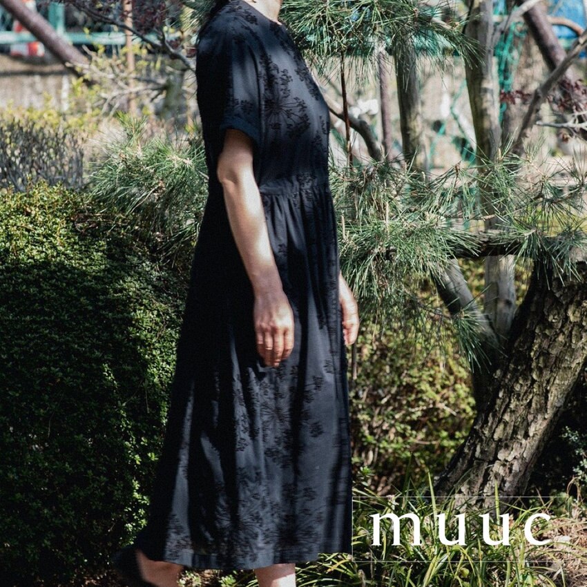 「フェンネル」の花の不思議な魅力を刺繍で表現した【ワンピースドレス】1枚でサッと着られる夏のアイテム