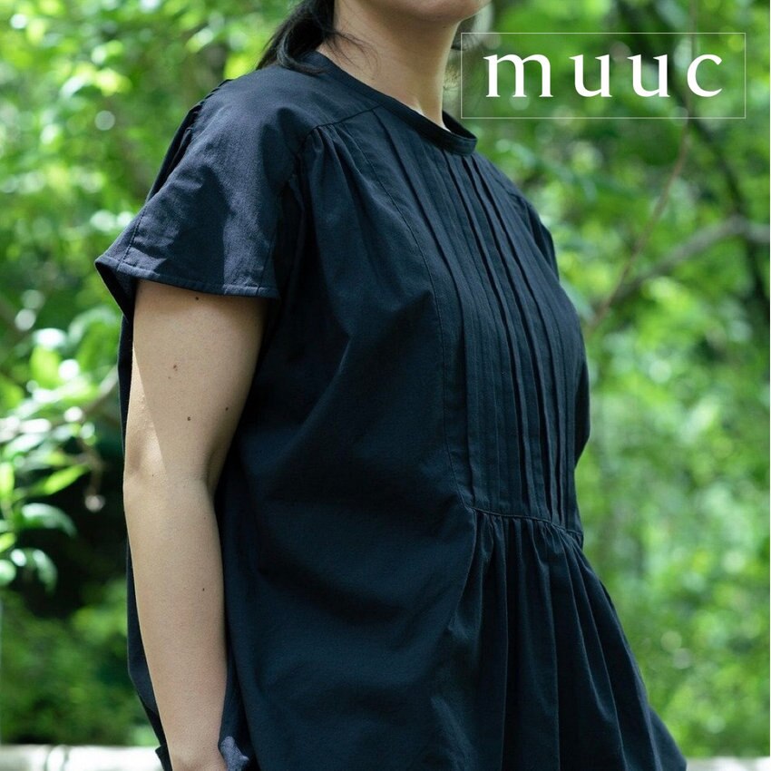 【在庫残りわずか】大好評の夏の新作「コットン100%のブラウス」ゆとりたっぷりで風通しがいいです